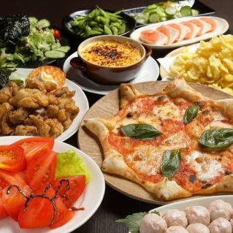お手軽に宴会♪＜ライトプラン＋ビール付き＞2時間半飲み放題★おつまみ10品付/4500円(税込)