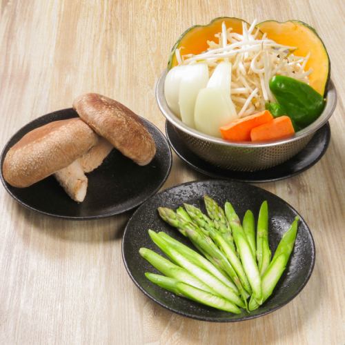 新鮮なお野菜を栄養価の高いラム肉とご一緒に