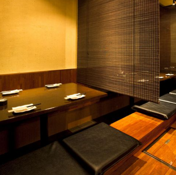 The restaurant's calm atmosphere makes it a great place to go on a date.