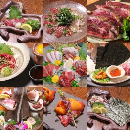 [Recommended!] A wide selection of horse meat delicacies♪