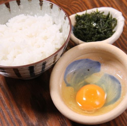 焼きばら干し海苔卵かけご飯