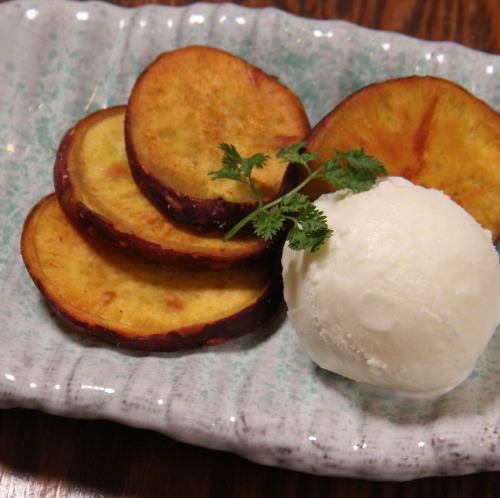 さつまいもハニーミルクジェラート