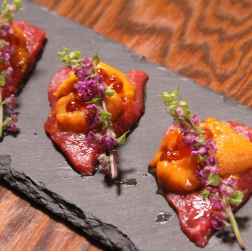 極上馬刺しのうにく盛り