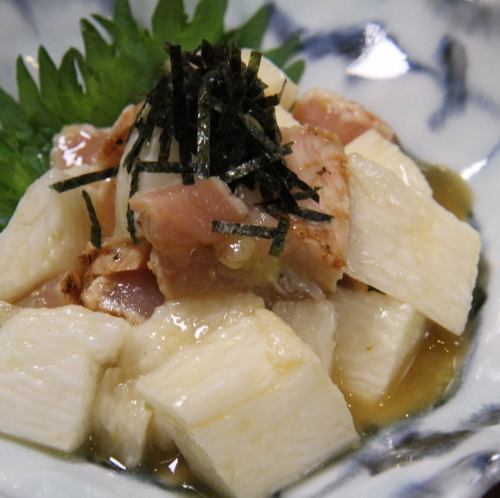 ＜十勝川西産＞長芋と朝引き鶏のわさび和え