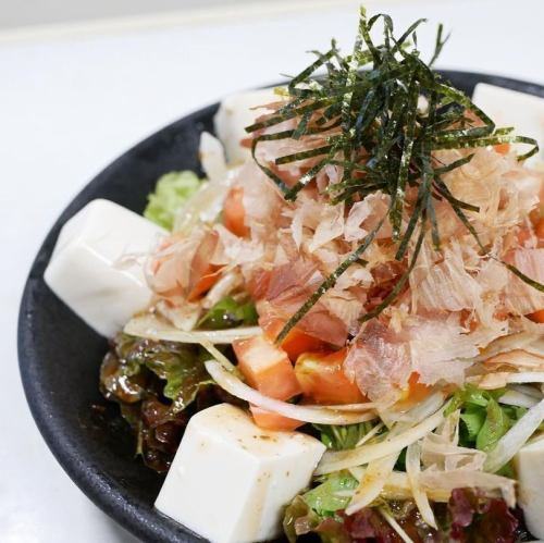 豆腐の和風サラダ