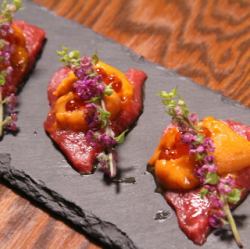 極上馬刺しのうにく盛り