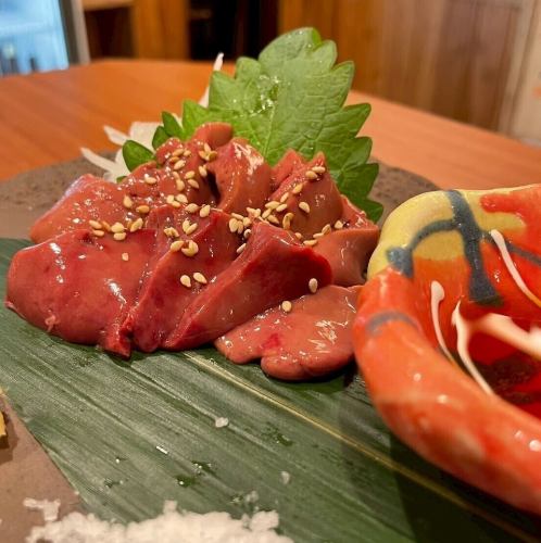 <単品造り>鶏肝刺し