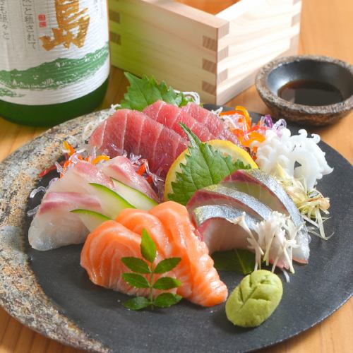 新鮮な海鮮に舌鼓