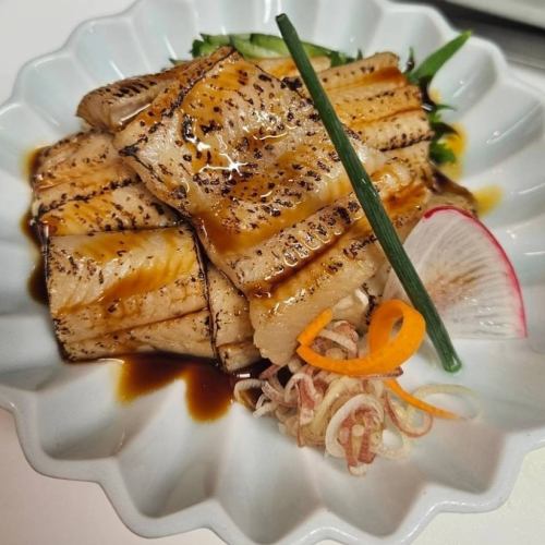 Grilled conger eel