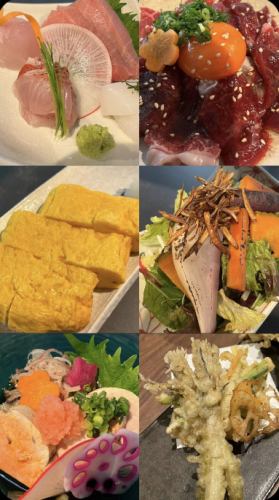 旬の茨城の食材を使用した料理の数々をご用意♪