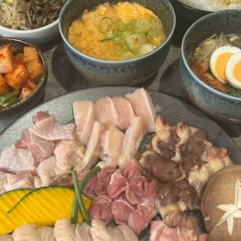 【平日限定】鶏焼肉コース飲み放題付き4000円(税込)