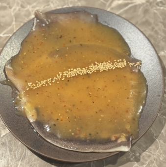 Squid with salt sauce