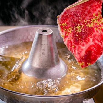 特上しゃぶしゃぶコース！本日のおすすめ和牛3種に〆、デザート付き11000円(税込)