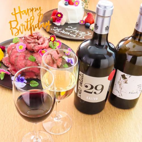 誕生日や記念日利用に♪