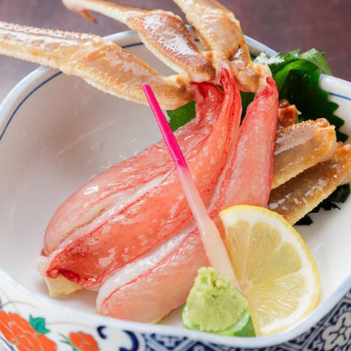 crab sashimi