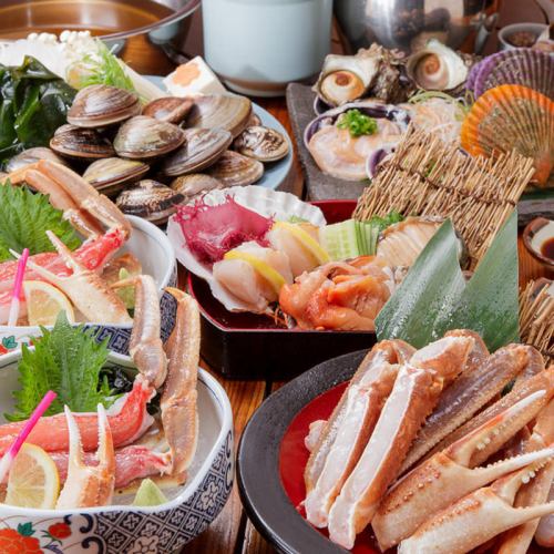 ~Enjoy the taste of the seashore ♪ Kanifuguya's shellfish course~ Manpuku shellfish course <10 dishes> 8,000 yen