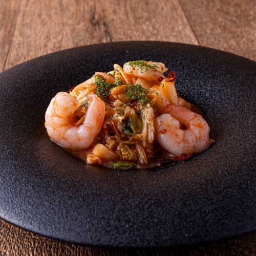 おつまみ海老キムチ