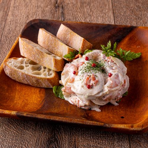 海老とサーモンのタルタル