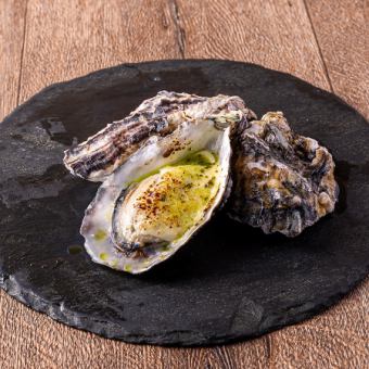 焼き牡蠣(バジル&ホワイトソース)