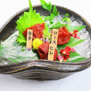 Assorted 4 Kinds of Carefully Selected Horsemeat Sashimi