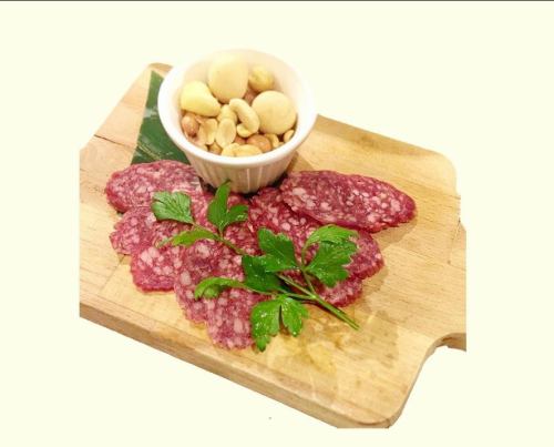 horse salami and nuts