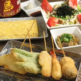 ラストオーダーなし!90分飲み放題付【全8品】ぐぅde飲み会コース