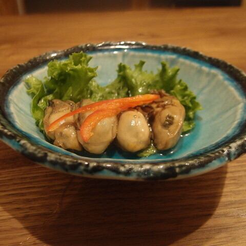 牡蠣のオイル漬け