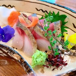 熟成しめ鯖と熟成鯖昆布締めの合盛り