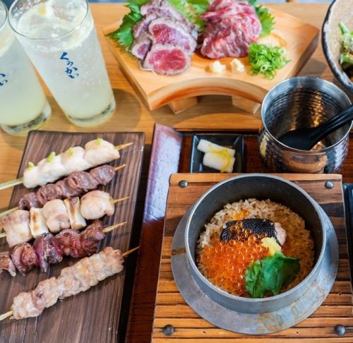 炭火焼き鳥や自家製鳥料理