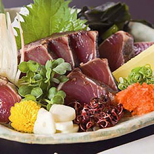 Feature Spanish mackerel / bonito (sashimi / tataki)