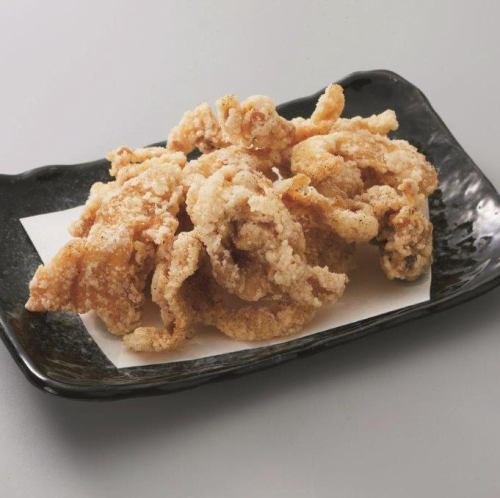 ヤミツキとり皮唐揚
