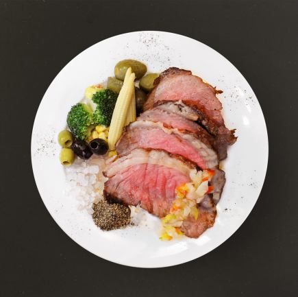 【コースディナー】牛イチボ セットディナー 3800円