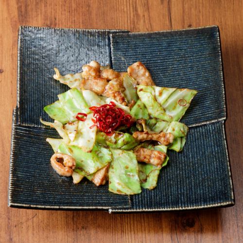 もつキャベツ焼き