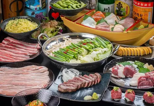 【平日3小時暢飲,週末2小時暢飲】包含所有熱門菜餚的10道菜「歡迎與告別派對套餐」:8,000日圓(含稅)