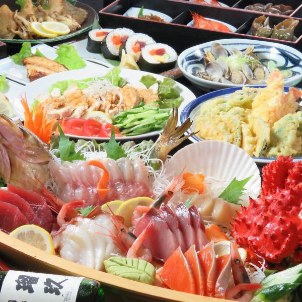 Super luxury! 8 dishes 5500 yen course with all-you-can-drink for 2 hours