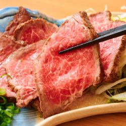 Seared A5 rank Wagyu beef