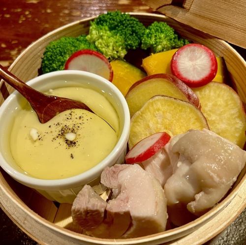 秋野菜でバーニャカウダ♪