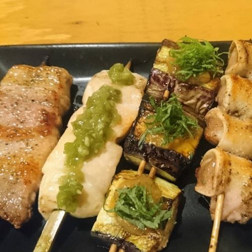 Assortment of 5 Chef's Yakitori