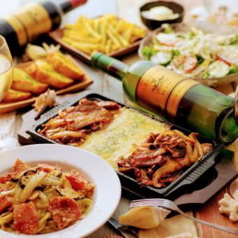 【Mon ~ Thu Limited】 Hot Cheese Samgyeopsal course all 6 items + all-you-can-drink ♪ 3280 yen ⇒ 2790 yen