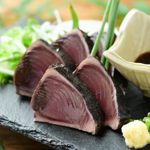藁焼きカツオのたたき