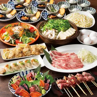 ◆맛의 향연 코스◆오미규 스키야키 장어 권 참치 회