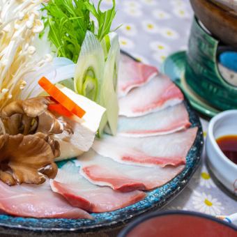 【僅限冬季】鰤魚和黃尾魚涮涮鍋套餐