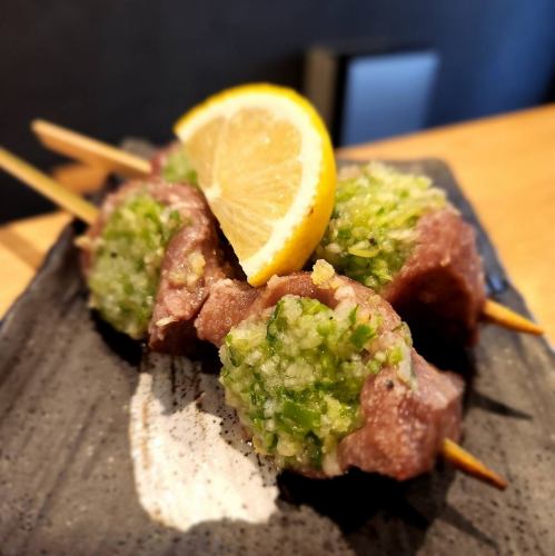 厚切りネギ塩牛タン