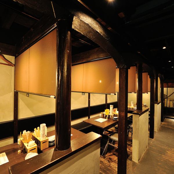 [Semi-private room available◎] If you take down the partition on the table seat, it becomes a semi-private room♪ You can relax without worrying about the person next to you!