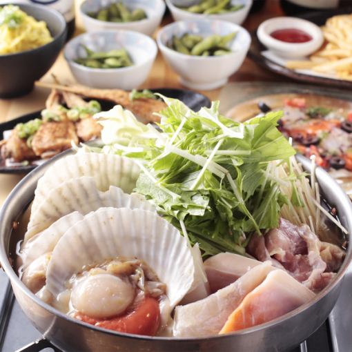 The organizer can rest assured! The "Marukaiya Hotpot Course" is sure to spark conversation. Use the coupon to go from 5,500 yen to 5,000 yen (tax included) with 120 minutes of all-you-can-drink.