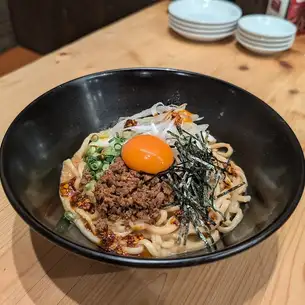 月見坦々まぜそば