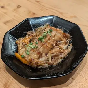揚げ餃子 きのこ餡掛け