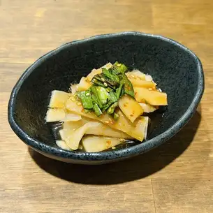 韭菜醬和竹筍
