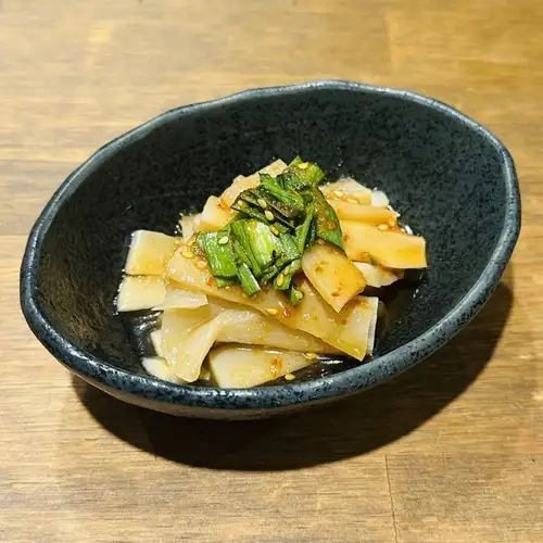 韭菜醬和竹筍
