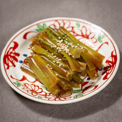 大根の葉わさび漬け